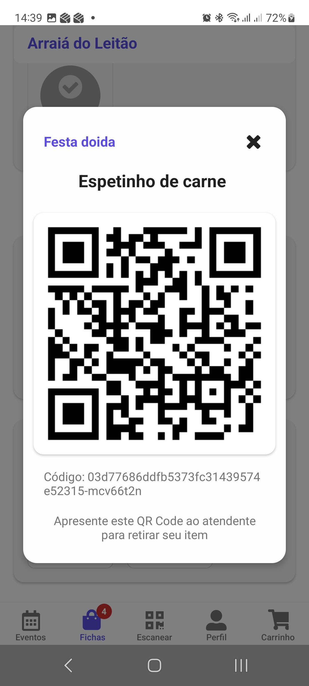 Apresentação de ficha